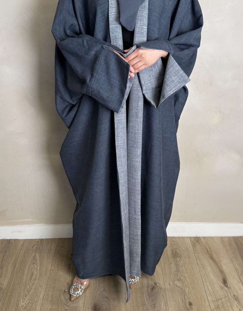 BLUE TWO TONED ABAYA